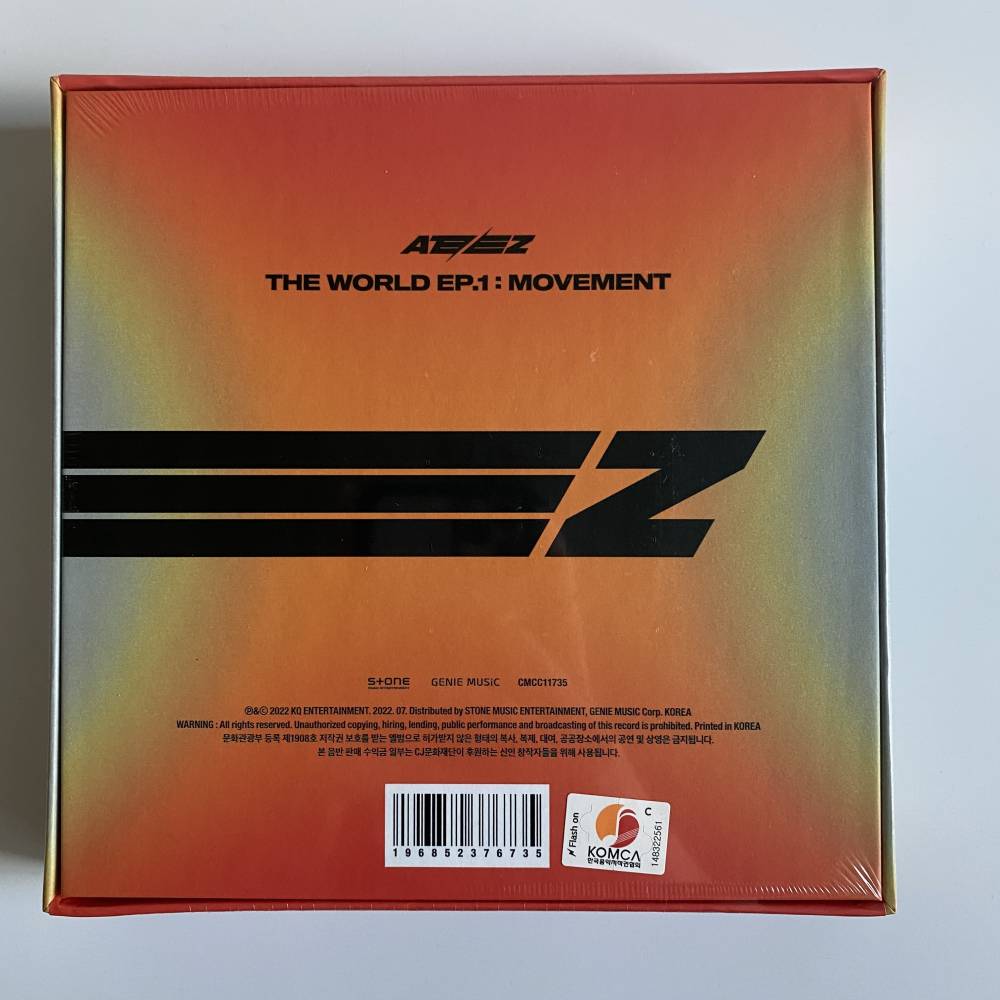 ATEEZ JONGHO SIGNED 'THE WORLD EP.1: MOVEMENT' - VERSION Z